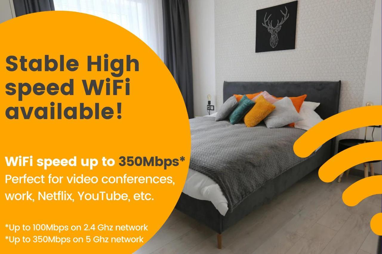 קובנה Comfy 2 Room Apartment - Free Parking - 350Mbps Wifi - Netflix מראה חיצוני תמונה